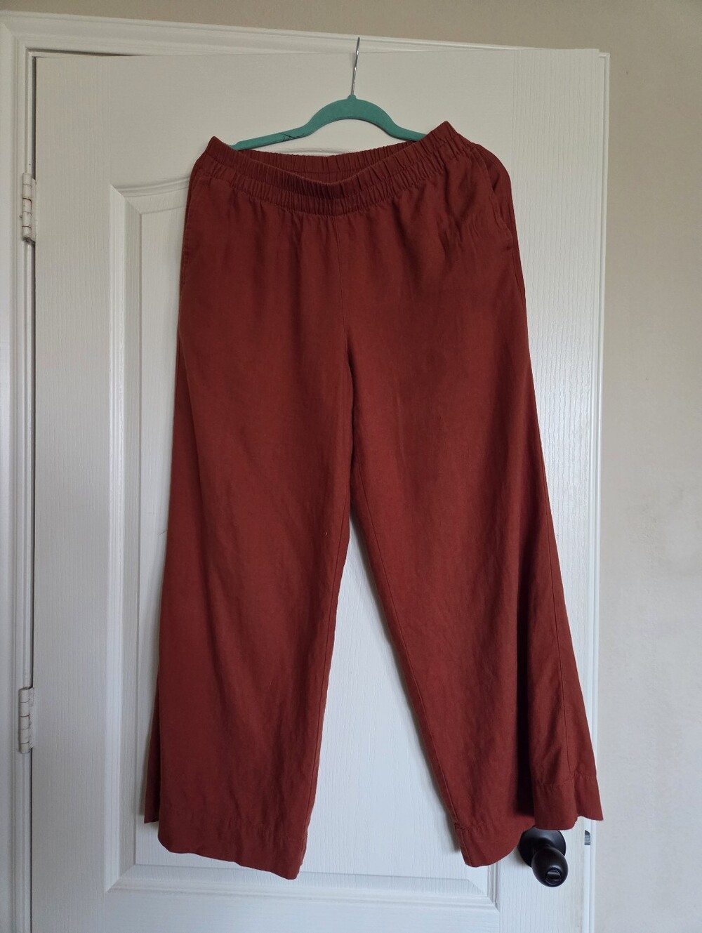 Old Navy Linen Rust Pants